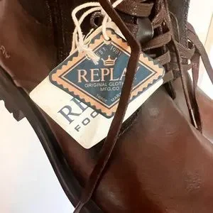 Brand new with tags Replay boots. Size Mens 11. Leather and denim. replay boots products for sale | eBay main image 3